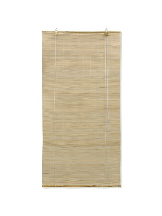 Ruļļu žalūzija, dabīgas krāsas bambuss, 140x160 cm