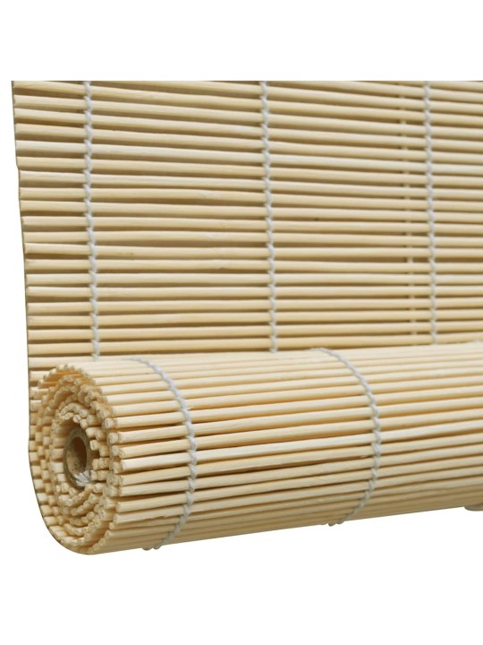 Ruļļu žalūzija, dabīgas krāsas bambuss, 140x160 cm
