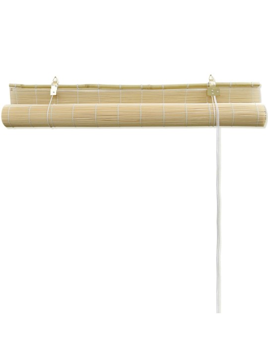 Ruļļu žalūzija., dabīgas krāsas bambuss, 150x220 cm