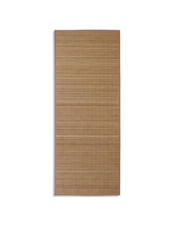 Paklājs, taisnstūra, brūns bambuss, 80x200 cm