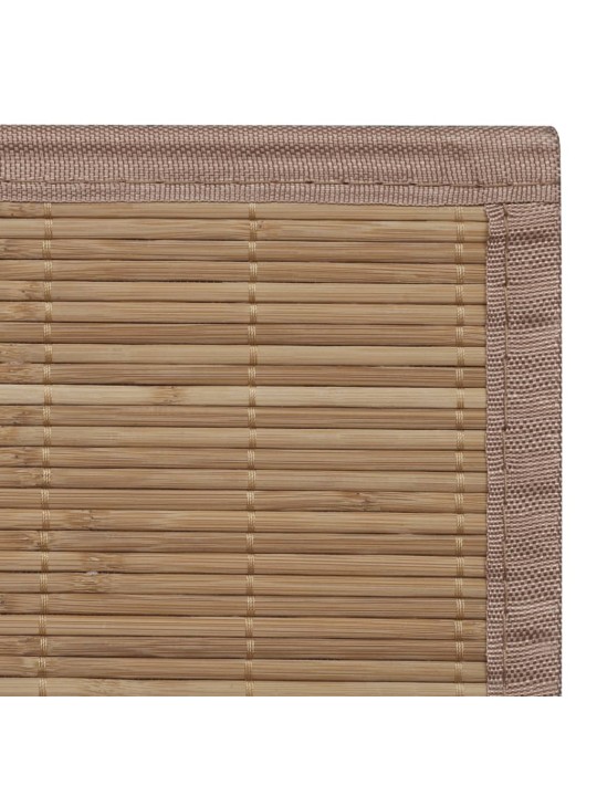 Paklājs, taisnstūra, brūns bambuss, 80x200 cm