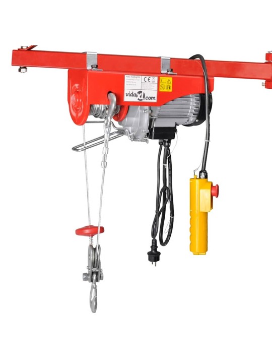 Elektriskā vinča ar trosi 500w 100/200kg