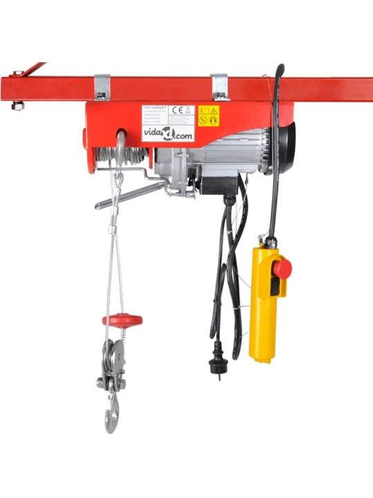 Elektriskā vinča ar trosi 500w 100/200kg
