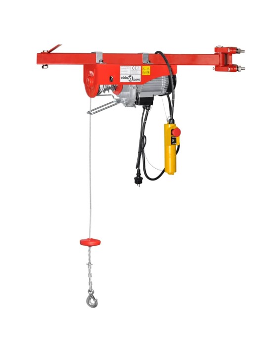 Elektriskā vinča ar trosi 500w 100/200kg