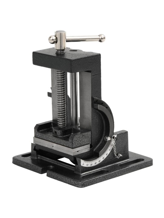 Ar roku darbināmas skrūvspīles, paceļamas, 110 mm