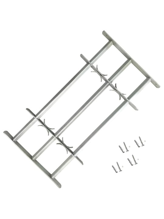 Regulējama logu drošības reste ar 3 stieņiem, 700 - 1050 mm