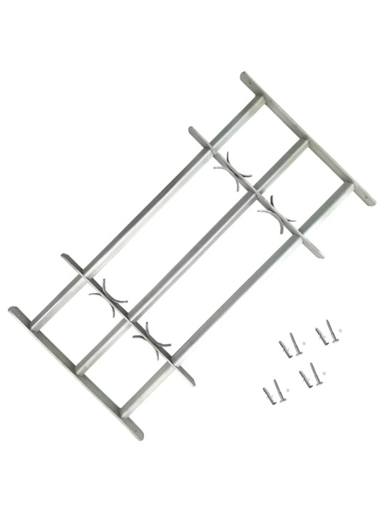 Regulējama logu drošības reste ar 3 stieņiem, 1000 - 1500 mm
