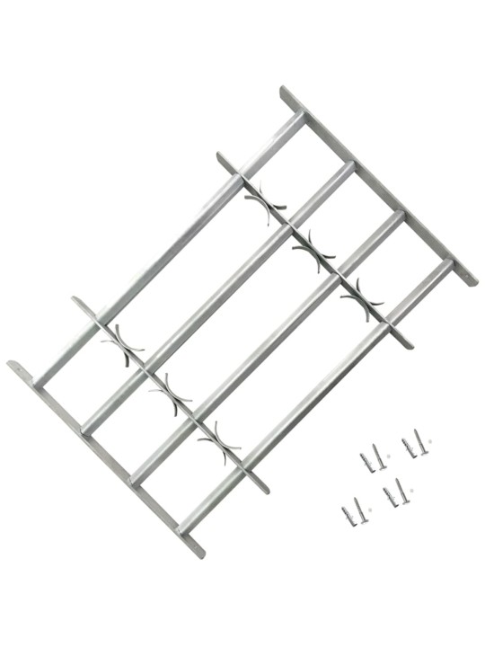 Regulējama logu drošības reste ar 4 stieņiem, 1000 - 1500 mm