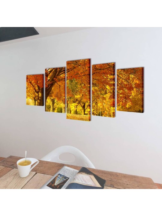 Modulārā foto glezna kļava 100 x 50 cm
