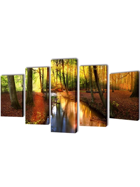 Modulārā foto glezna mežs 200 x 100 cm