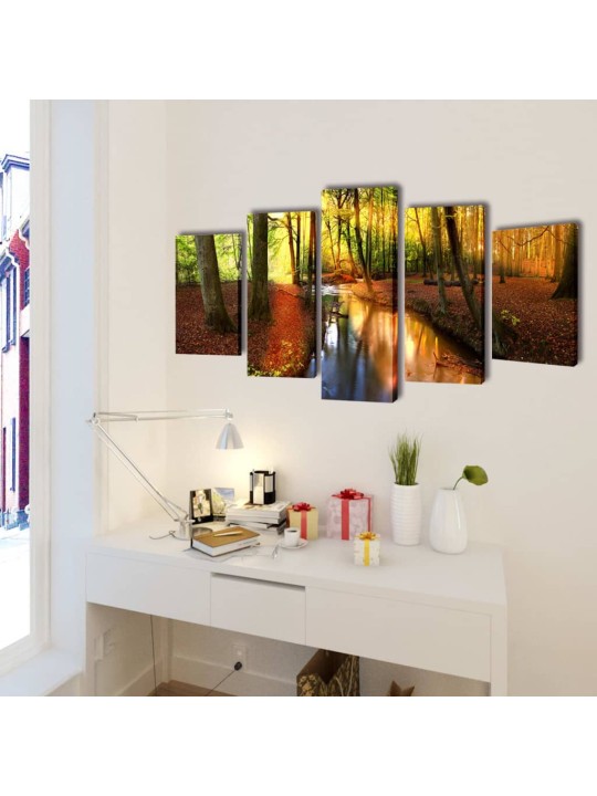 Modulārā foto glezna mežs 200 x 100 cm