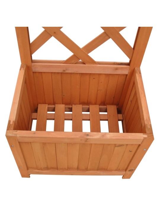 Puķu kaste ar režģi 40 x 30 x 135 cm (gar x pl x aug)