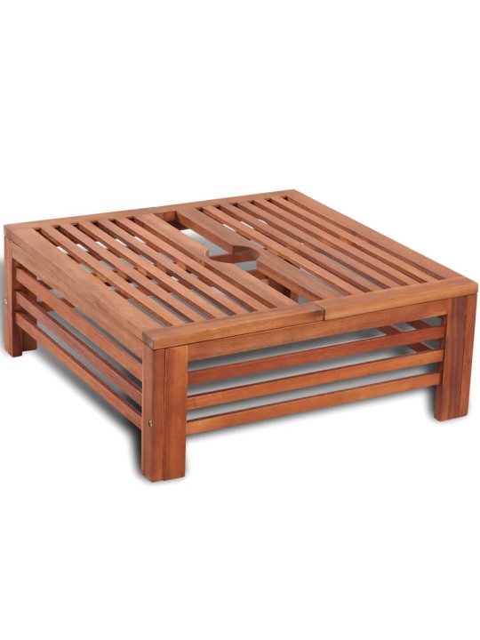 Saulessarga pamata pārsegs no koka 62 x 62 x 25 cm (gar x pl x aug)