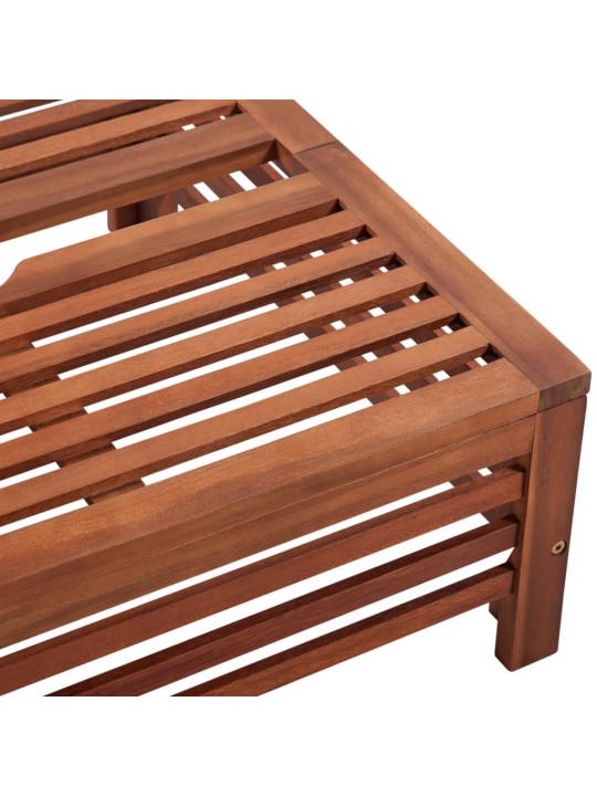 Saulessarga pamata pārsegs no koka 62 x 62 x 25 cm (gar x pl x aug)