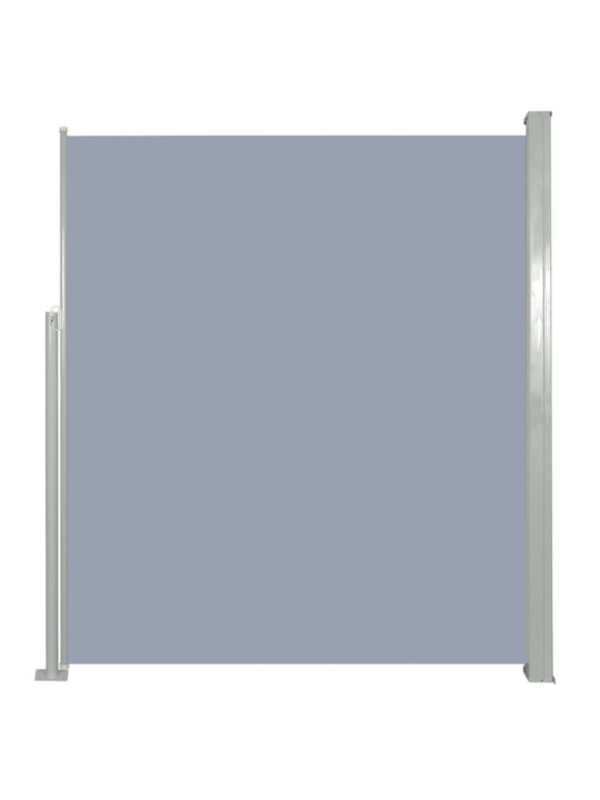 Izvelkama terases sānu markīze, 160x300 cm, pelēka