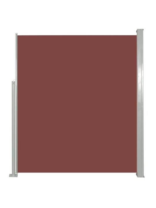Izvelkama terases sānu markīze, 160x300 cm, brūna
