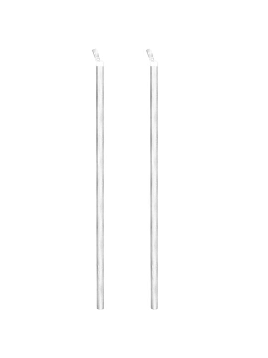Stiepļu žogs ar stabiem, mietiņiem, cinkots tērauds, 25x1,25 m