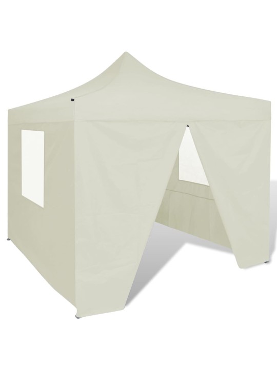 Saliekama telts, 3x3 m, 4 sienas, krēmkrāsā