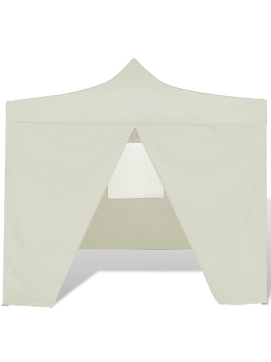 Saliekama telts, 3x3 m, 4 sienas, krēmkrāsā