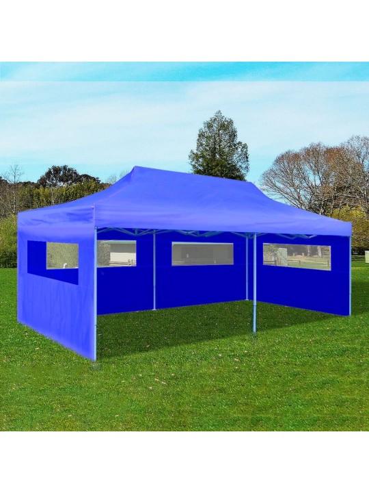 Saliekama svinību nojume, 3x6 m, zila