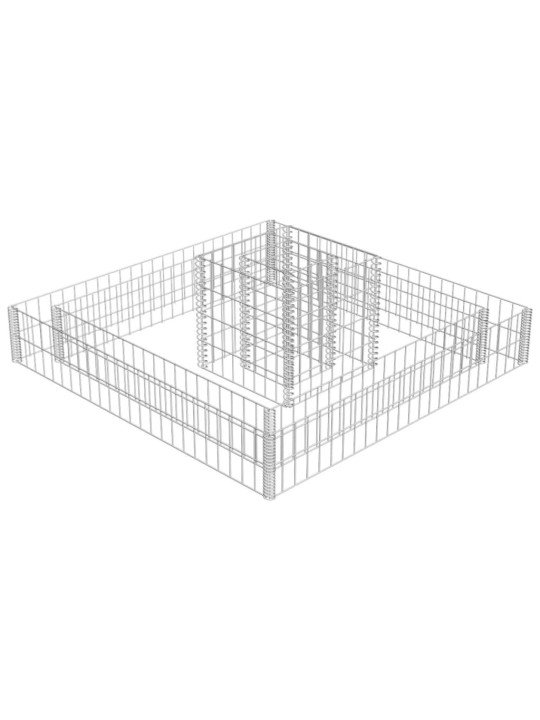 Gabions, cinkots tērauds, 120x120x20 cm