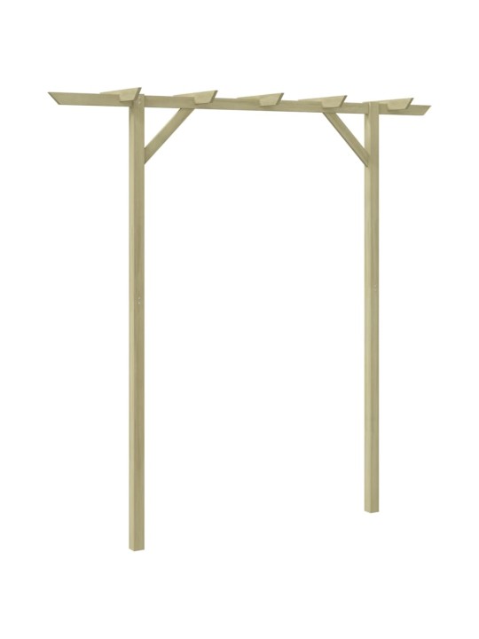 Dārza pergola, 205x40x203 cm, koks