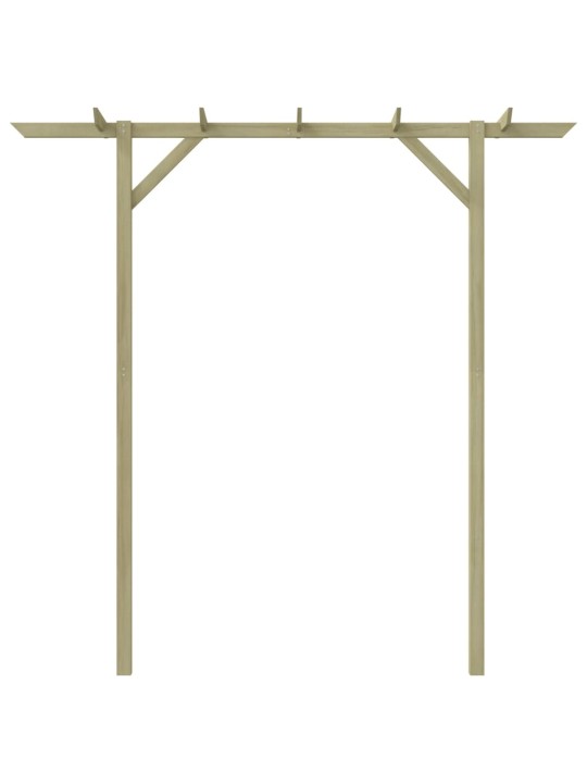 Dārza pergola, 205x40x203 cm, koks