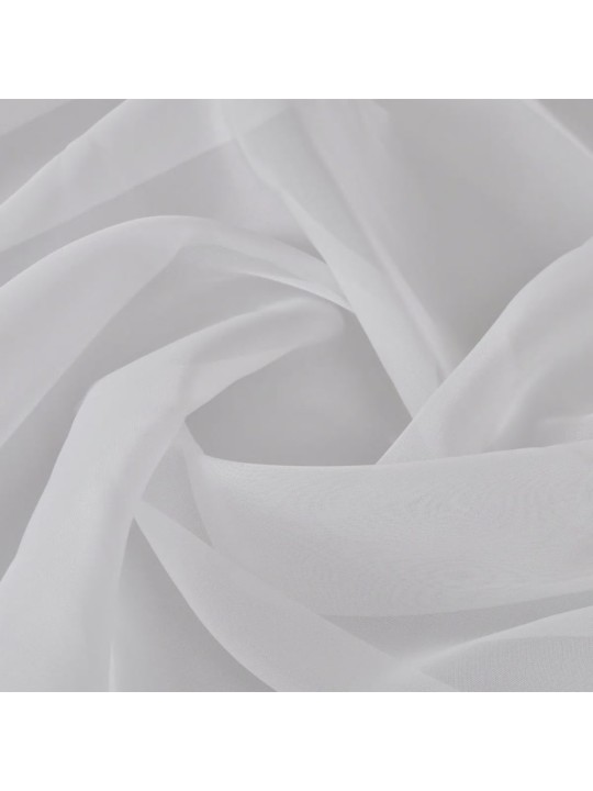 Voile audums 1,45 x 20 cm, balts