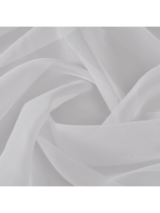 Voile audums 1,45 x 20 cm, balts