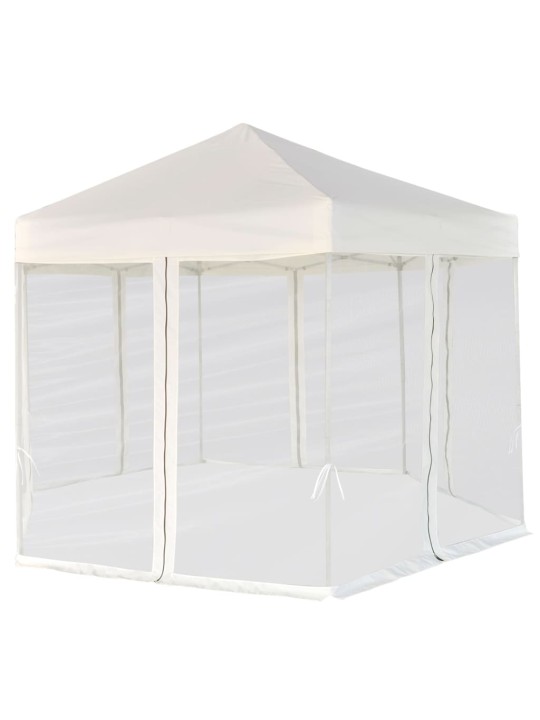 Nojume ar 6 sānu sienām, ātri uzstādāma, 3,6x3,1 m, krēmbalta