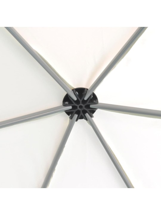 Nojume ar 6 sānu sienām, ātri uzstādāma, 3,6x3,1 m, krēmbalta