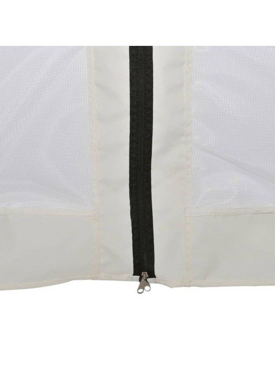 Nojume ar 6 sānu sienām, ātri uzstādāma, 3,6x3,1 m, krēmbalta