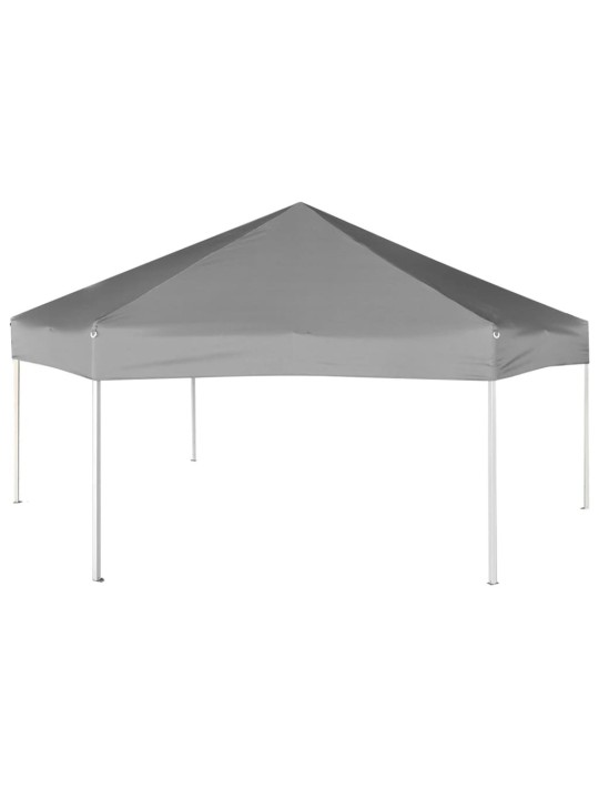 Nojume ar 6 sānu sienām, ātri uzstādāma, 3,6x3,1 m, pelēka