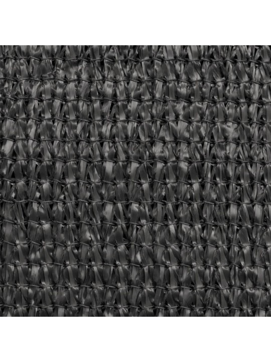 Hdpe saulessargs, 3.6x3.6 m, antracīta krāsā