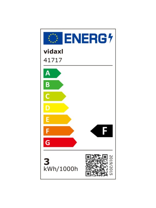 Led kāpņu gaismas, iebūvējamas, 6 gab., 44x111x56 mm