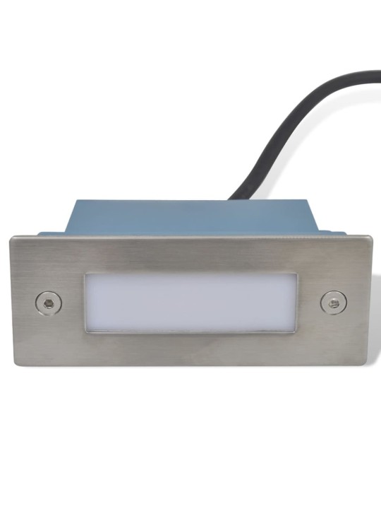 Led kāpņu gaismas, iebūvējamas, 12 gb., 44x111x56 mm