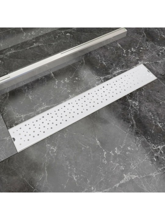 Lineārā dušas noteka, 730x140 mm, nerūsējošs tērauds