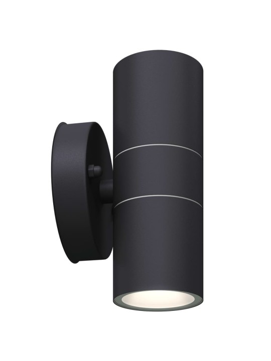 Āra led sienas lampa, 2 gab., divvirzienu, nerūsējošais tērauds