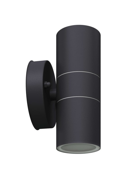 Āra led sienas lampa, 2 gab., divvirzienu, nerūsējošais tērauds