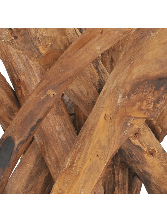 Kafijas galdiņš, masīva tīkkoka stumbrs, 60 cm
