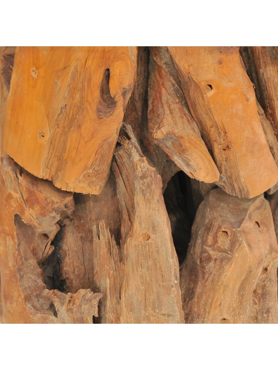 Kafijas galdiņš, masīva tīkkoka stumbrs, 60 cm