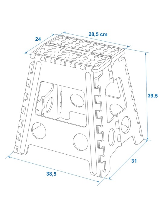 Proplus pakāpienu soliņš, svara kapacitāte 120 kg 770826