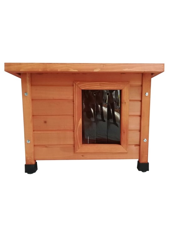 @pet outdoor kaķu māja xl, 68,5x54x51,5 cm, koks, brūns