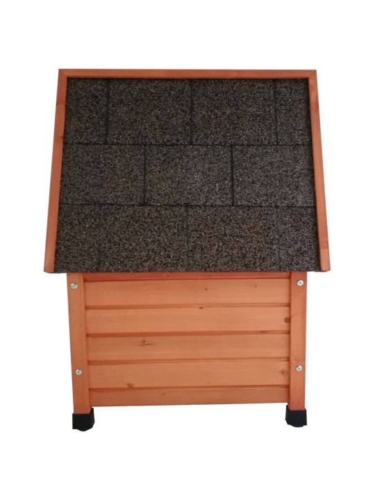 @pet outdoor kaķu māja xl, 68,5x54x51,5 cm, koks, brūns