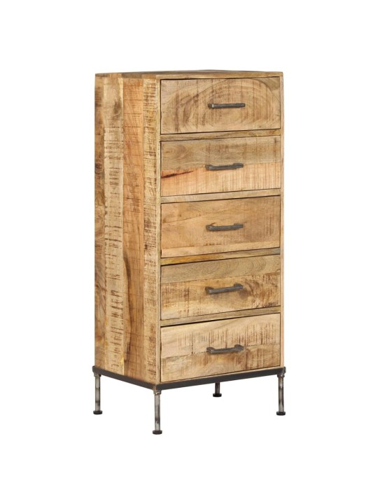 Kumode ar atvilktnēm, 45x35x106 cm, mango masīvkoks