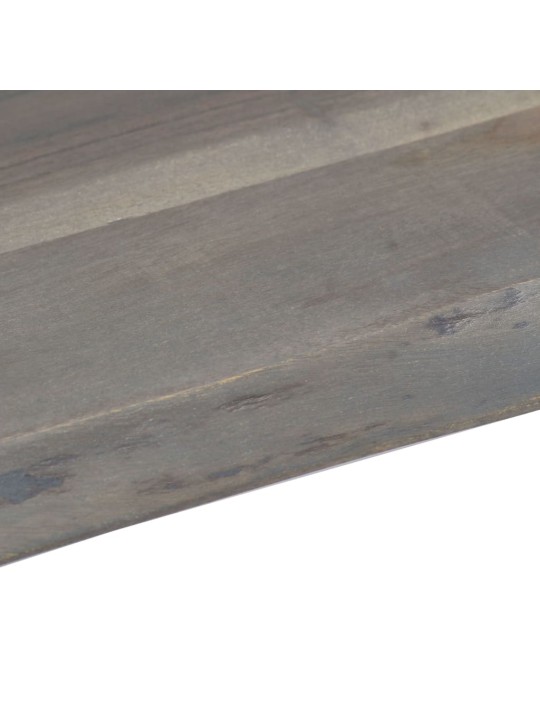 Kafijas galdiņš, dabīga forma, 115x60x40 cm, akācija, pelēks