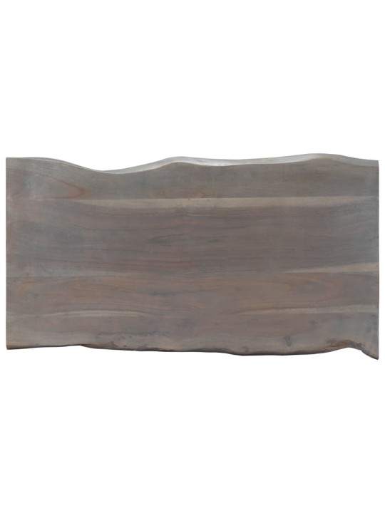 Kafijas galdiņš, dabīga forma, 115x60x40 cm, akācija, pelēks