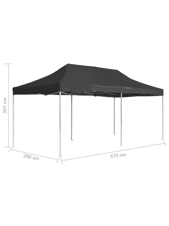 Saliekama nojume, 6x3 m, alumīnijs, antracītpelēka