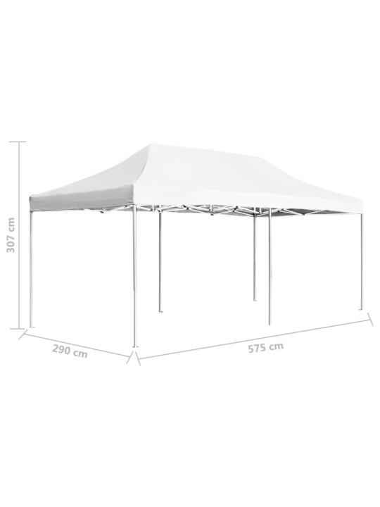 Saliekama nojume, 6x3 m, alumīnijs, balta