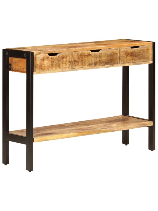 Kumode ar 3 atvilktnēm, 110x35x75 cm, mango masīvkoks